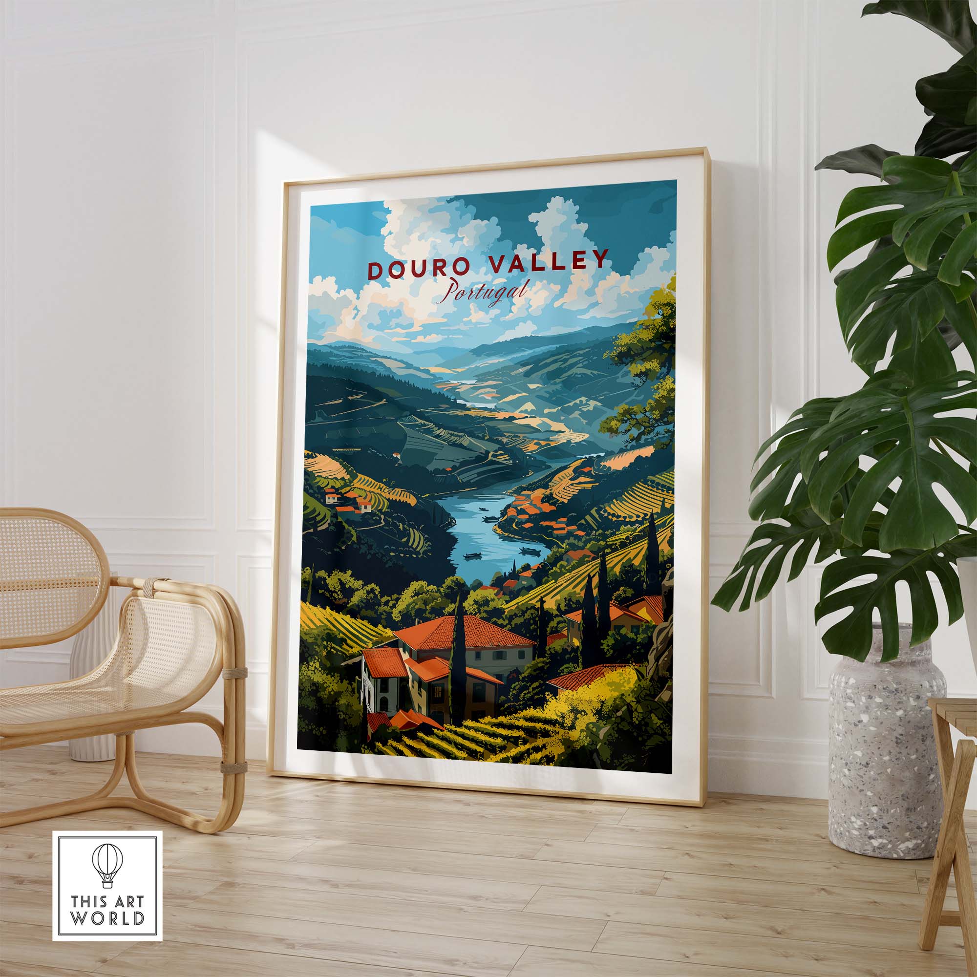 Douro Valley Wall Art part of our best collection or travel posters and prints - This Art World