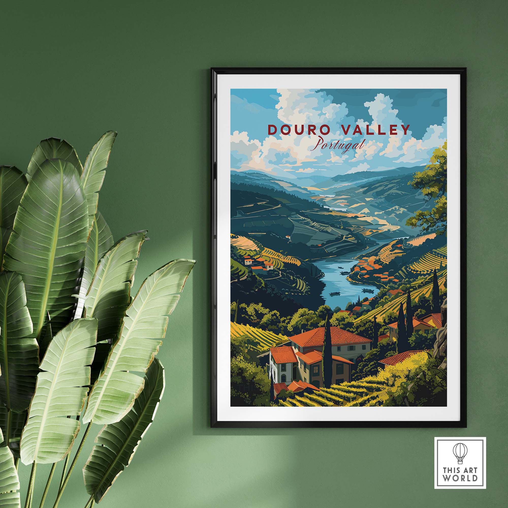 Douro Valley Wall Art part of our best collection or travel posters and prints - This Art World