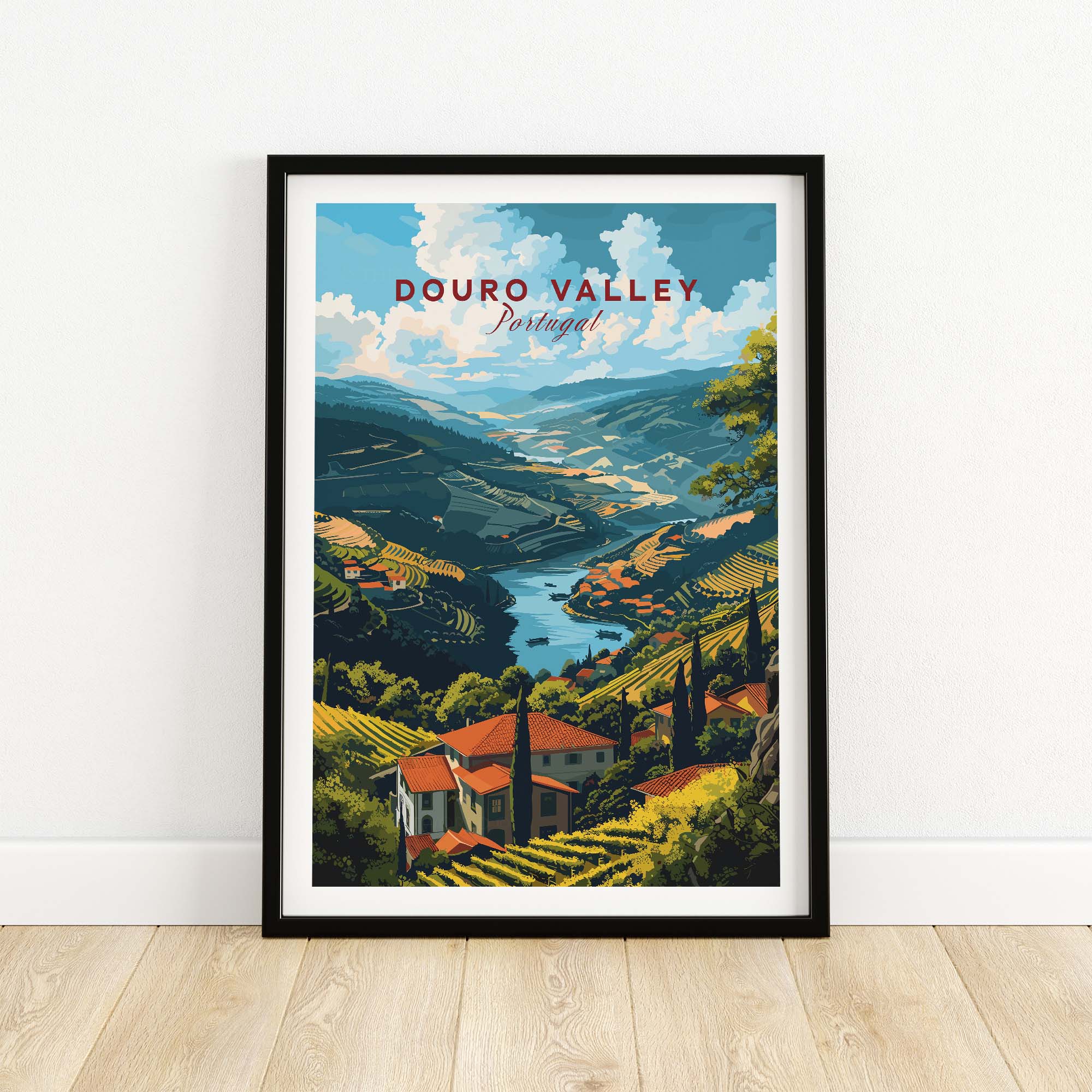 Douro Valley Wall Art part of our best collection or travel posters and prints - This Art World