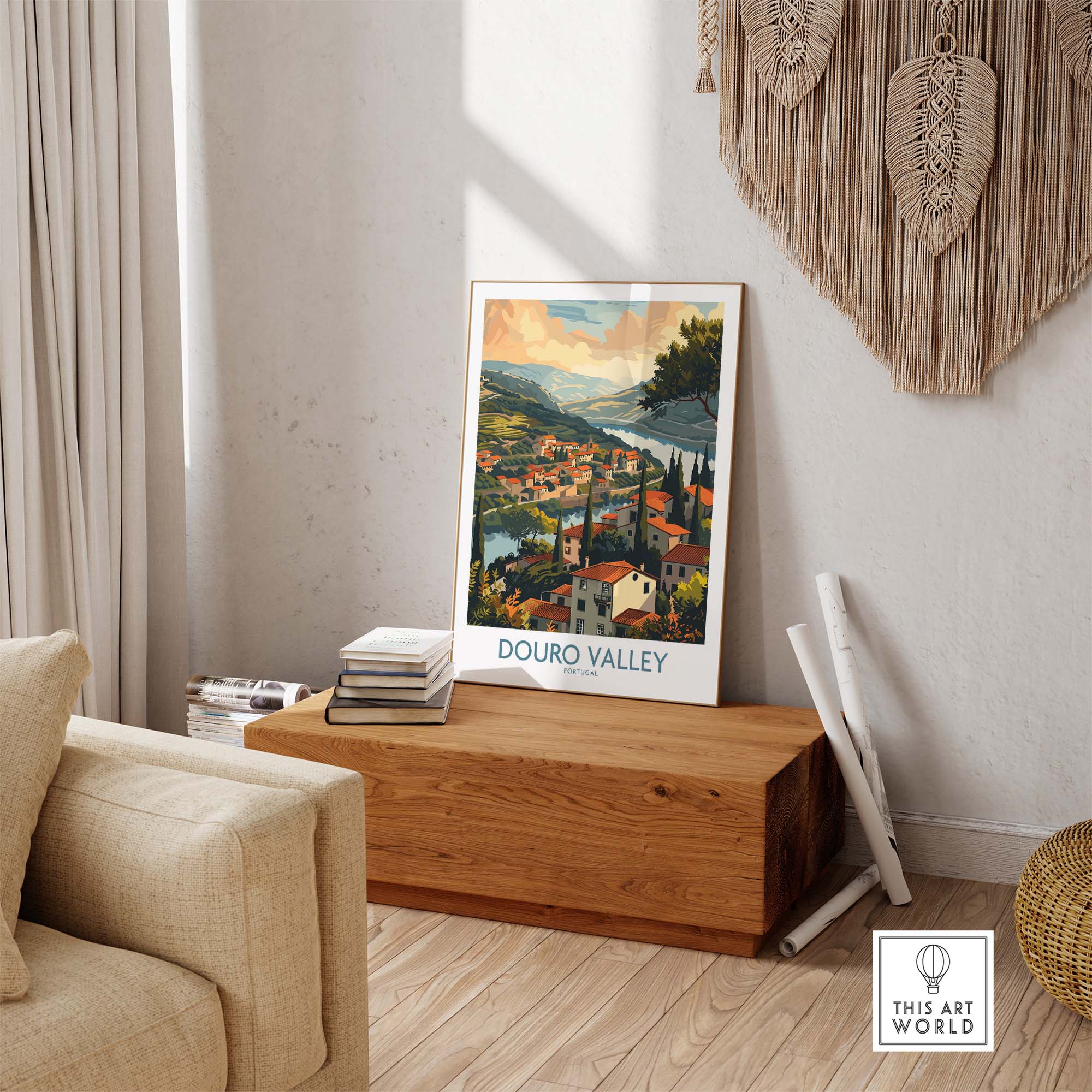 Douro Valley Wall Decor part of our best collection or travel posters and prints - This Art World