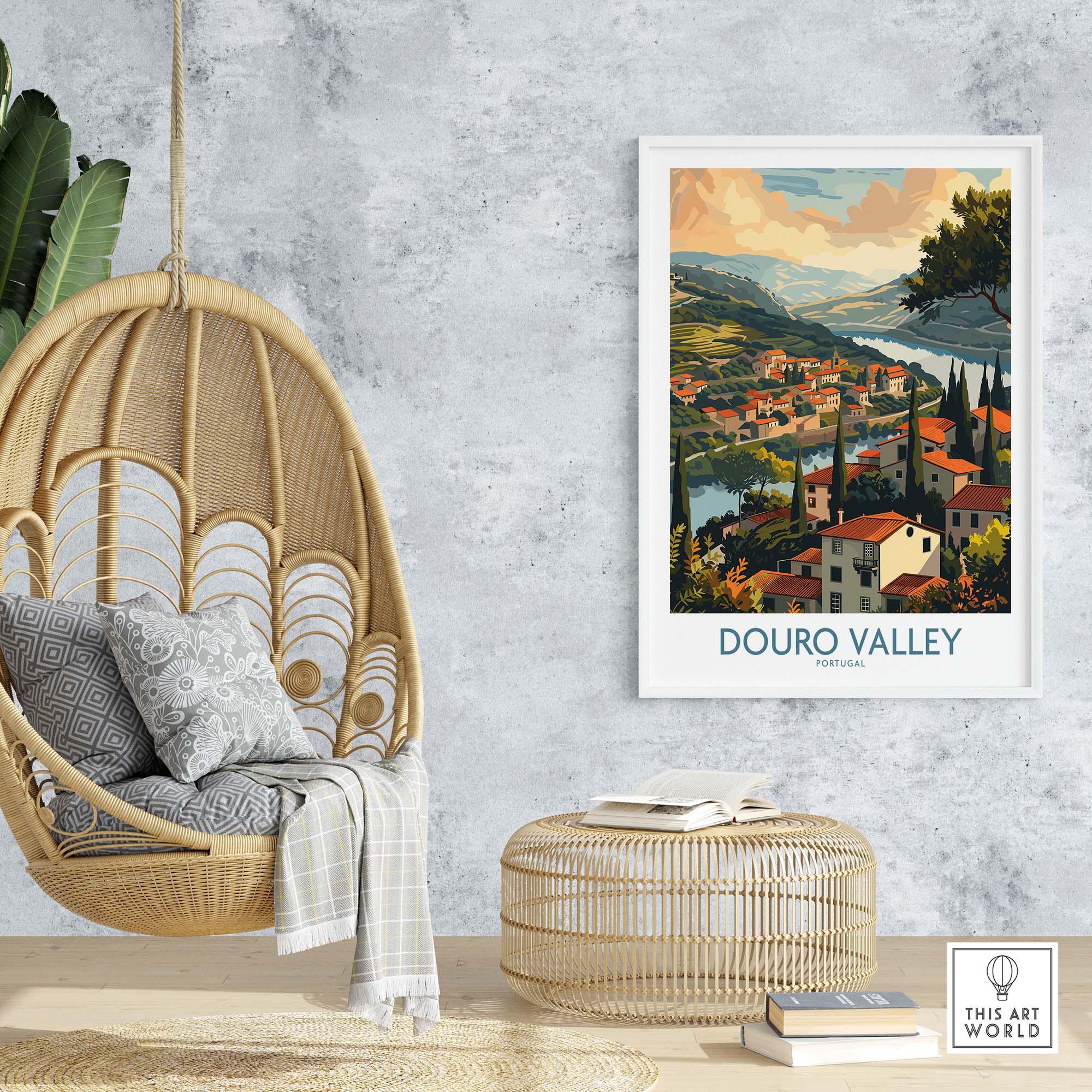 Douro Valley Wall Decor part of our best collection or travel posters and prints - This Art World