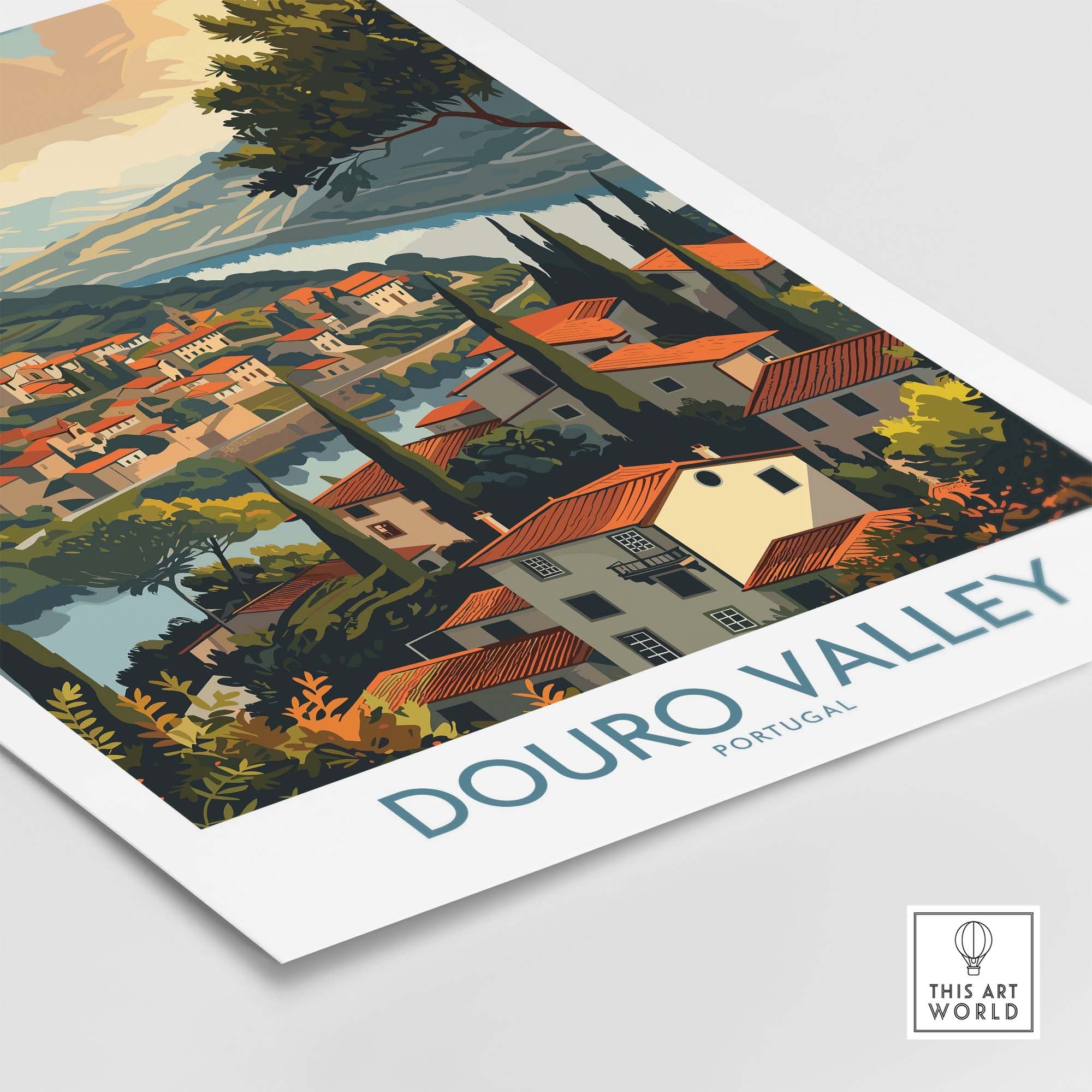 Douro Valley Wall Decor part of our best collection or travel posters and prints - This Art World