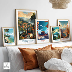 Douro Valley Wall Decor part of our best collection or travel posters and prints - This Art World
