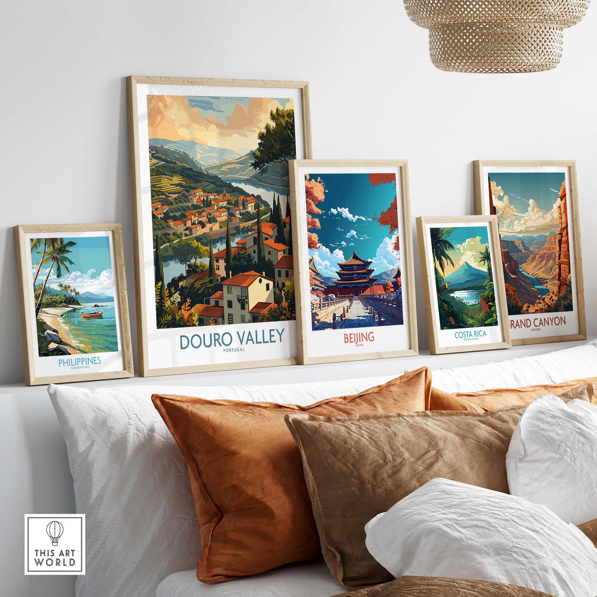 Douro Valley Wall Decor part of our best collection or travel posters and prints - This Art World