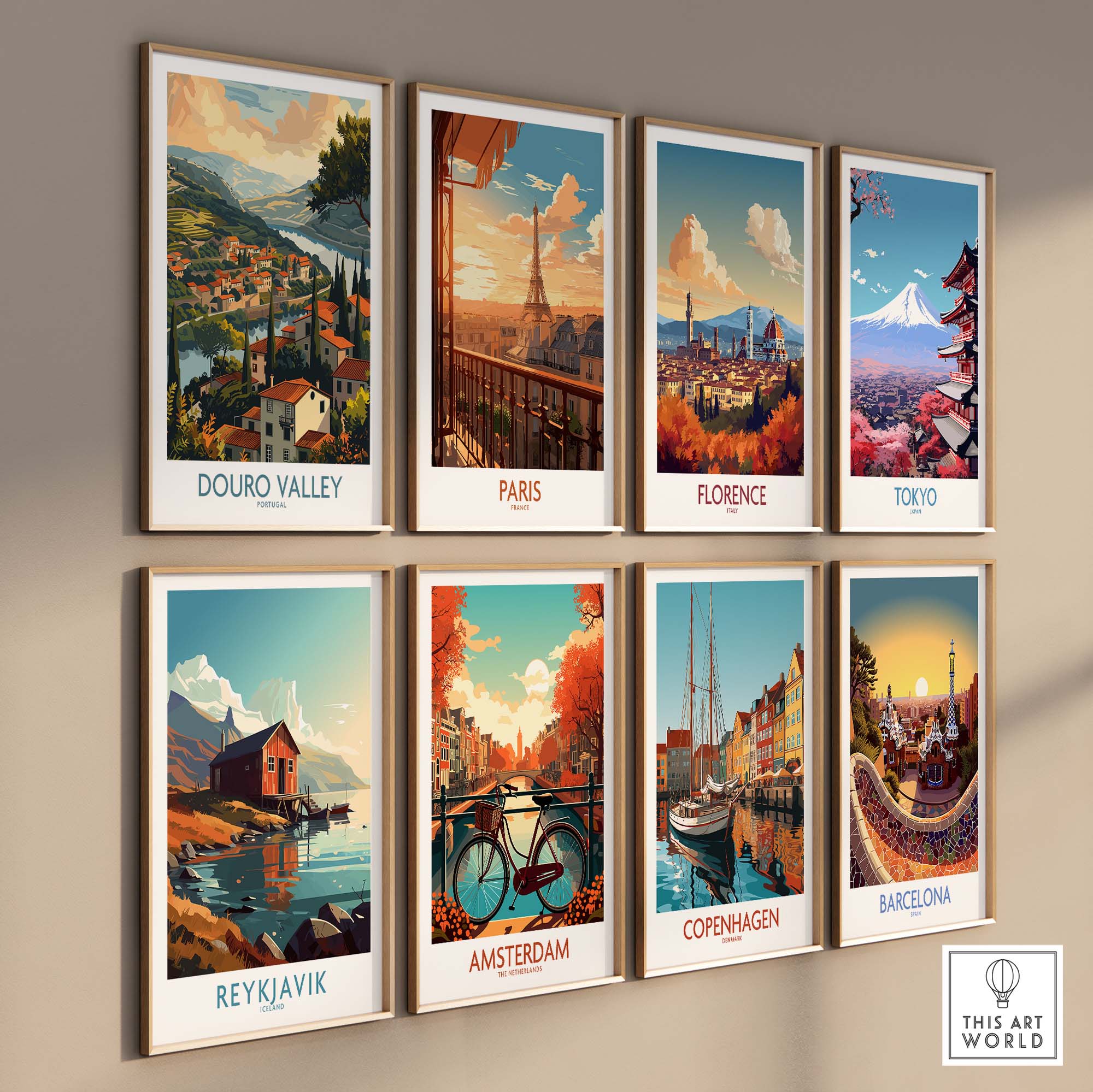 Douro Valley Wall Decor part of our best collection or travel posters and prints - This Art World