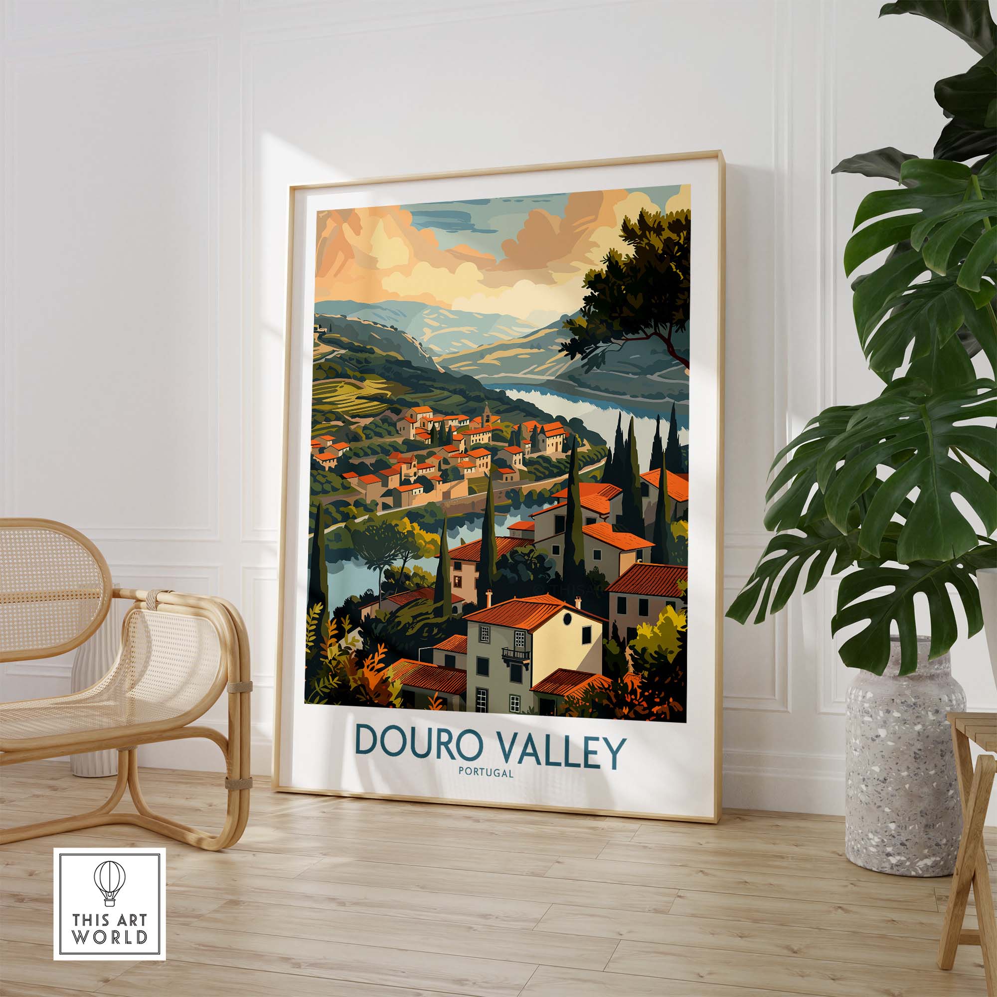 Douro Valley Wall Decor part of our best collection or travel posters and prints - This Art World