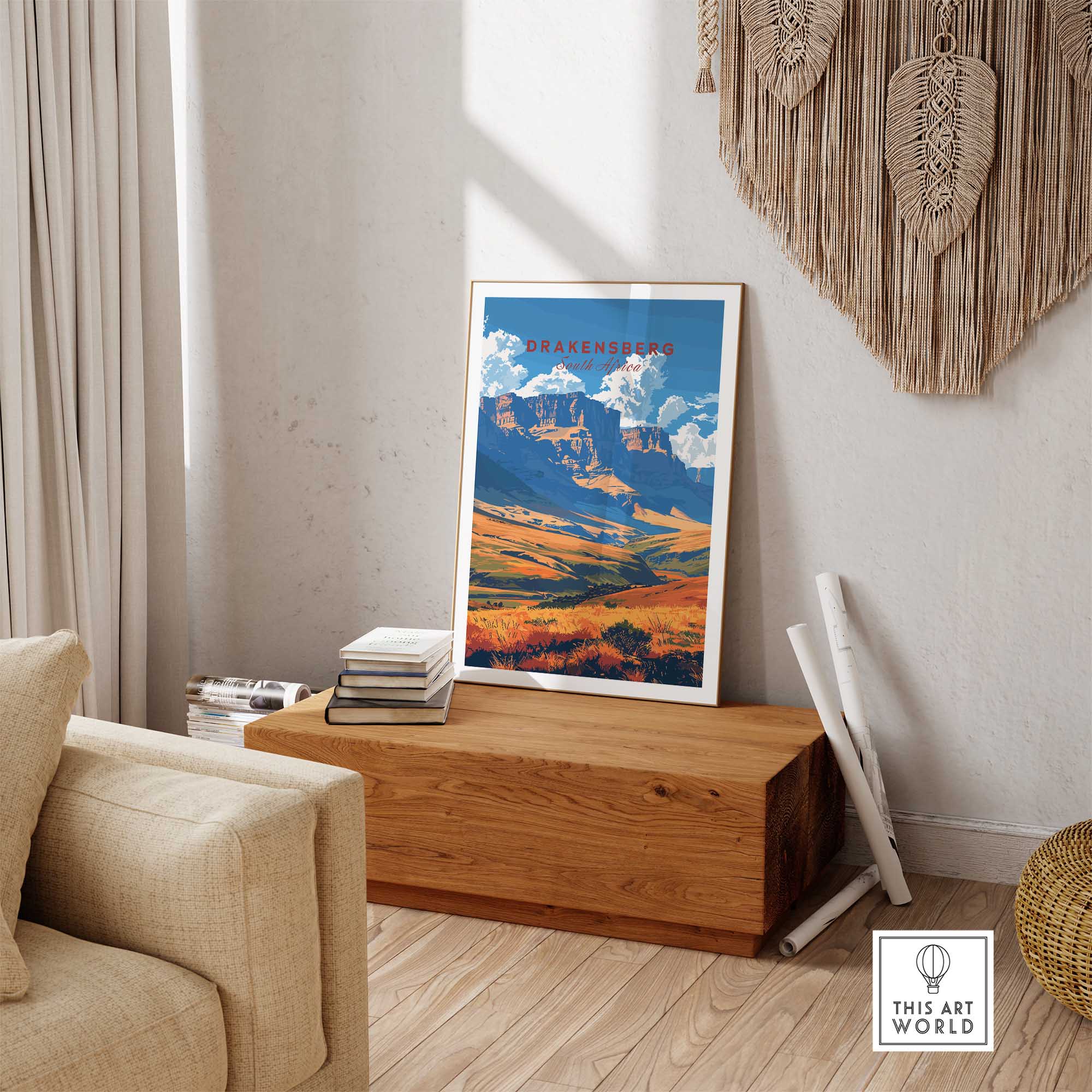 Drakensberg South Africa Poster-This Art World