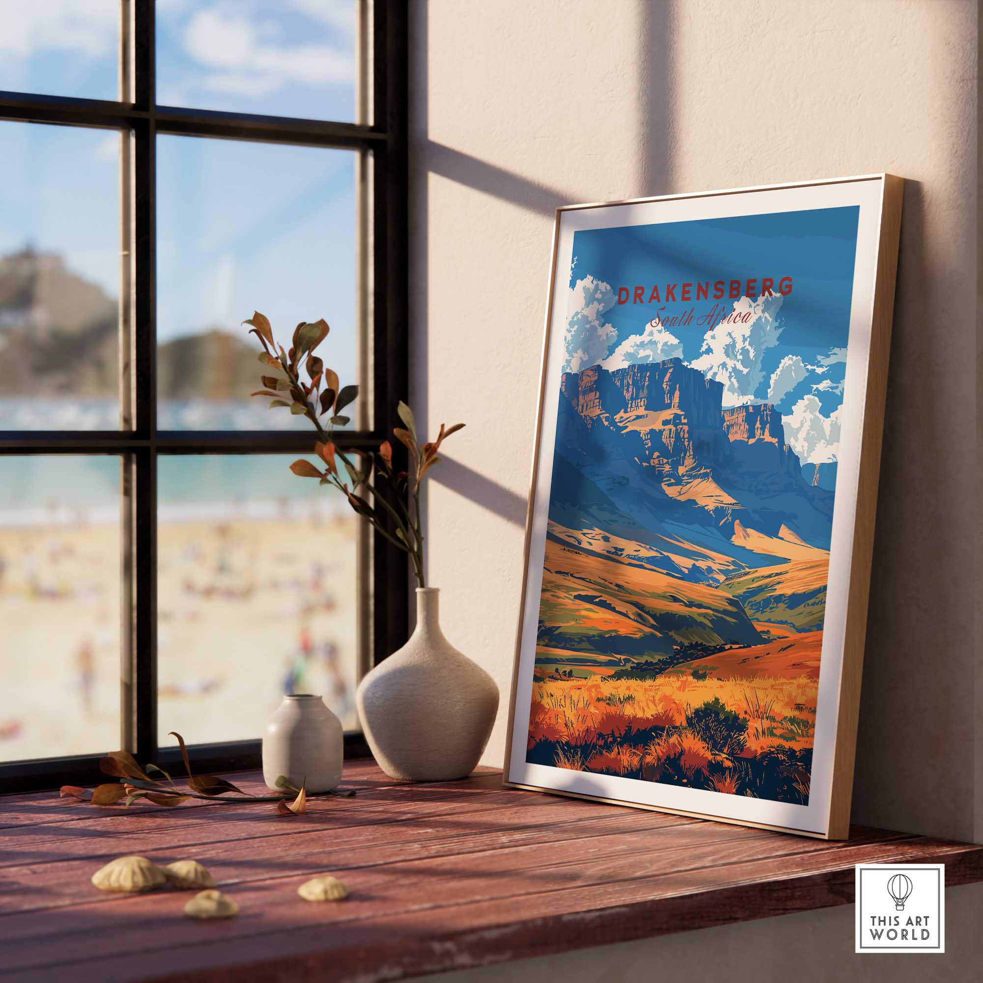 Drakensberg South Africa Poster-This Art World
