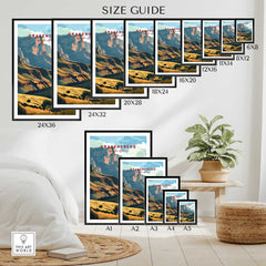 Drakensberg Travel Poster-This Art World