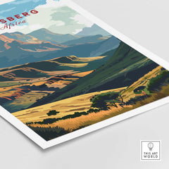 Drakensberg Travel Poster-This Art World
