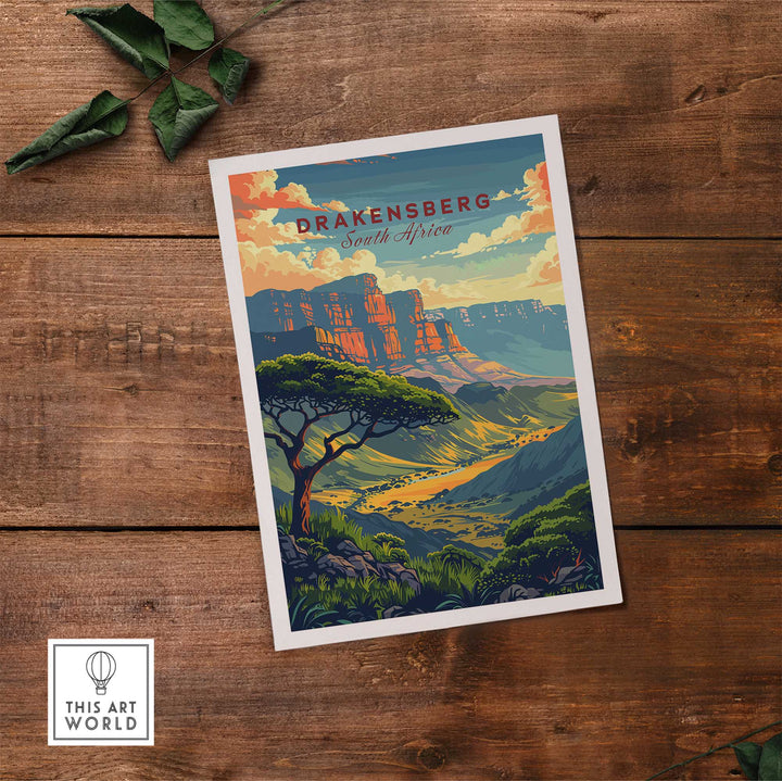 Drakensberg Travel Print-This Art World