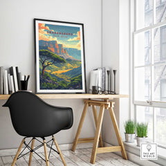 Drakensberg Travel Print-This Art World
