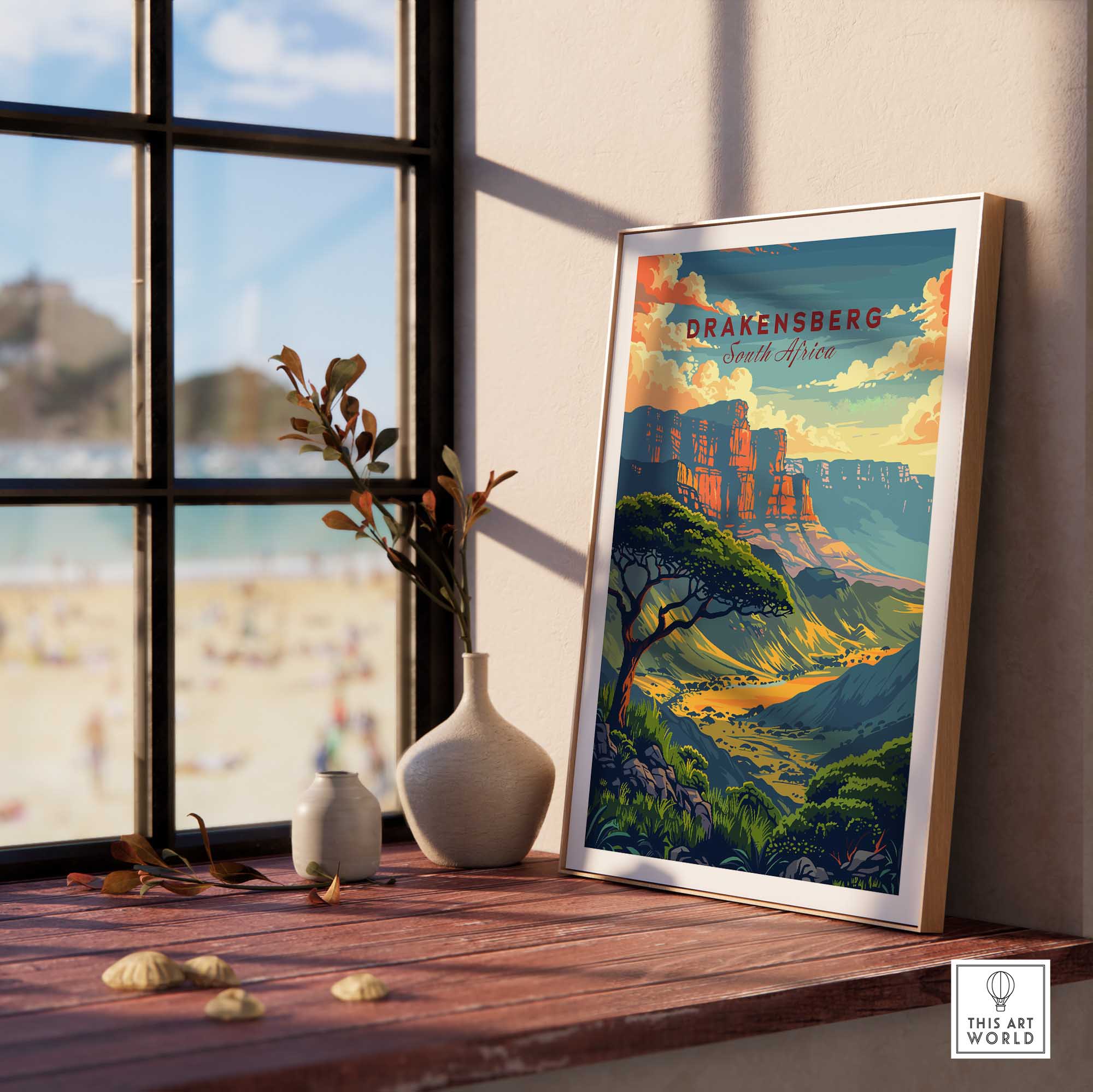 Drakensberg Travel Print-This Art World