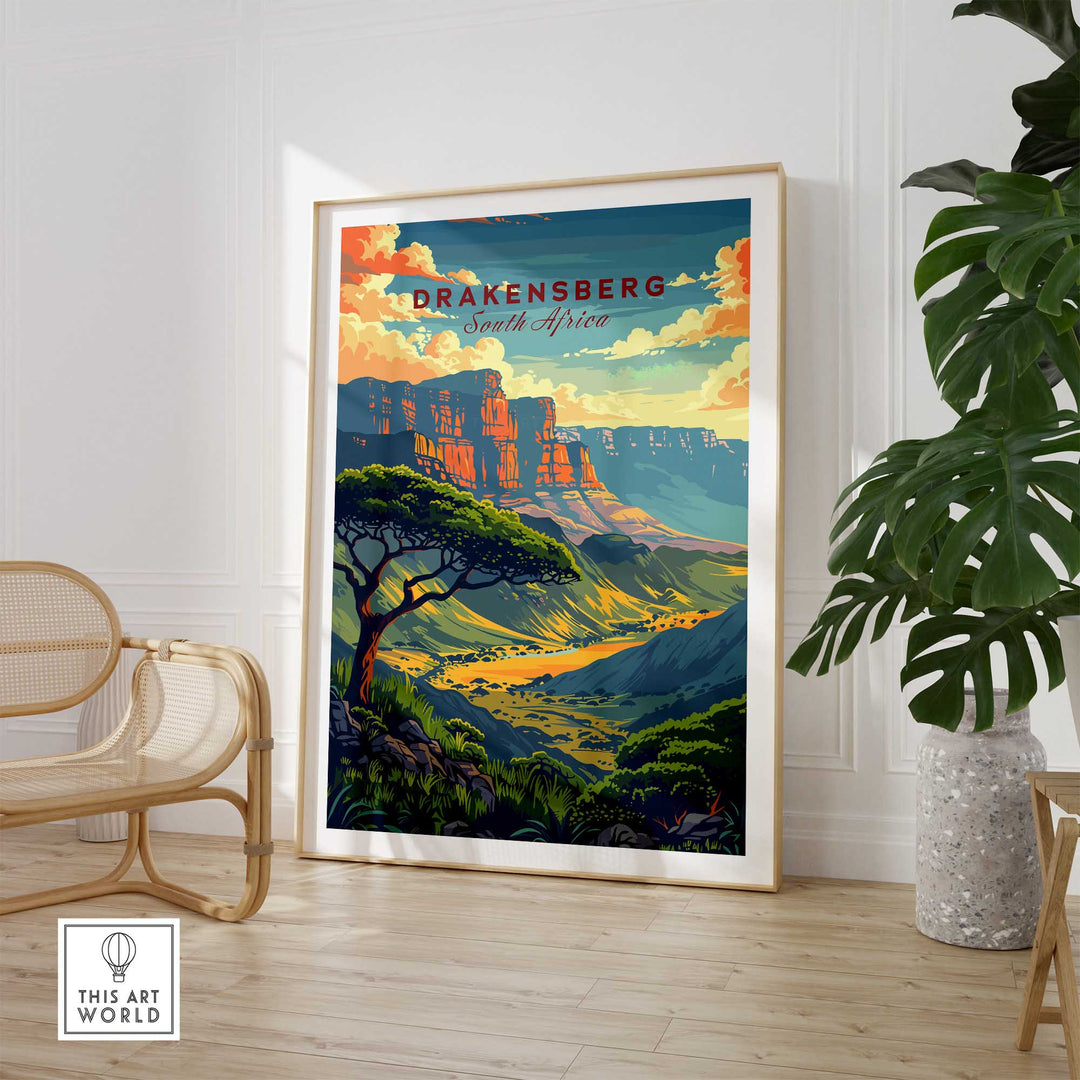 Drakensberg Travel Print-This Art World