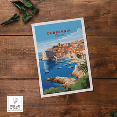 Dubrovnik Croatia Poster view our best collection or travel posters and prints - ThisArtWorld