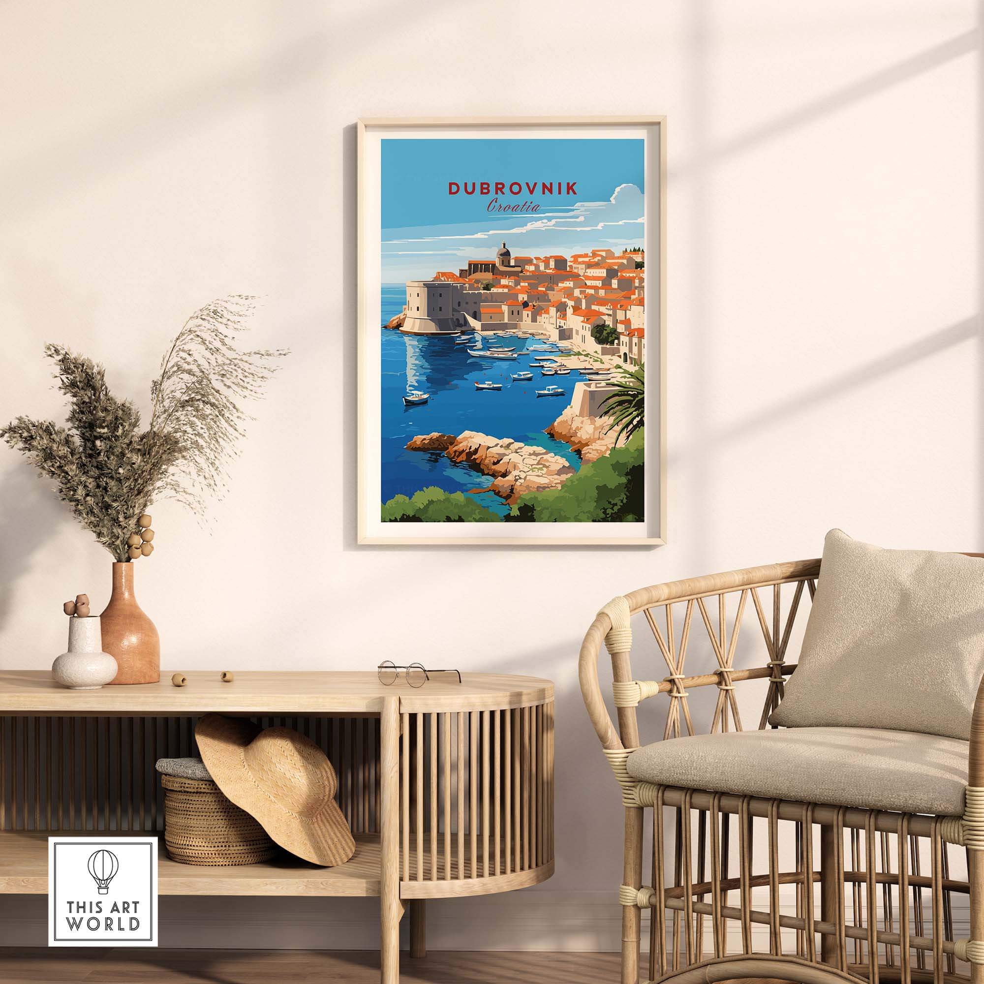 Dubrovnik Croatia Poster view our best collection or travel posters and prints - ThisArtWorld
