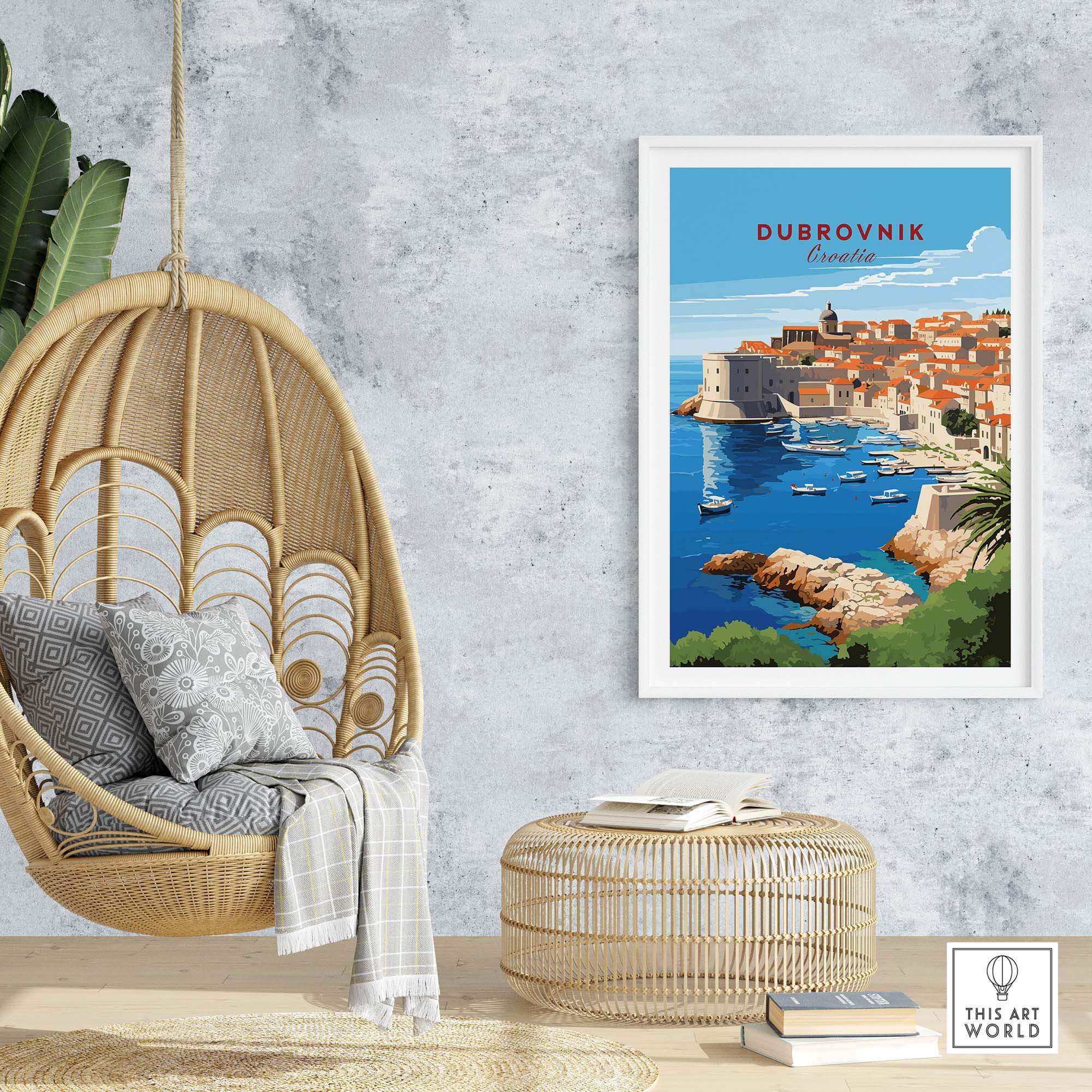 Dubrovnik Croatia Poster view our best collection or travel posters and prints - ThisArtWorld