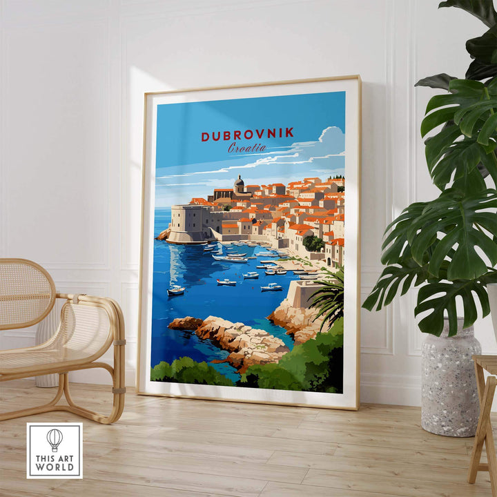 Dubrovnik Croatia Poster view our best collection or travel posters and prints - ThisArtWorld