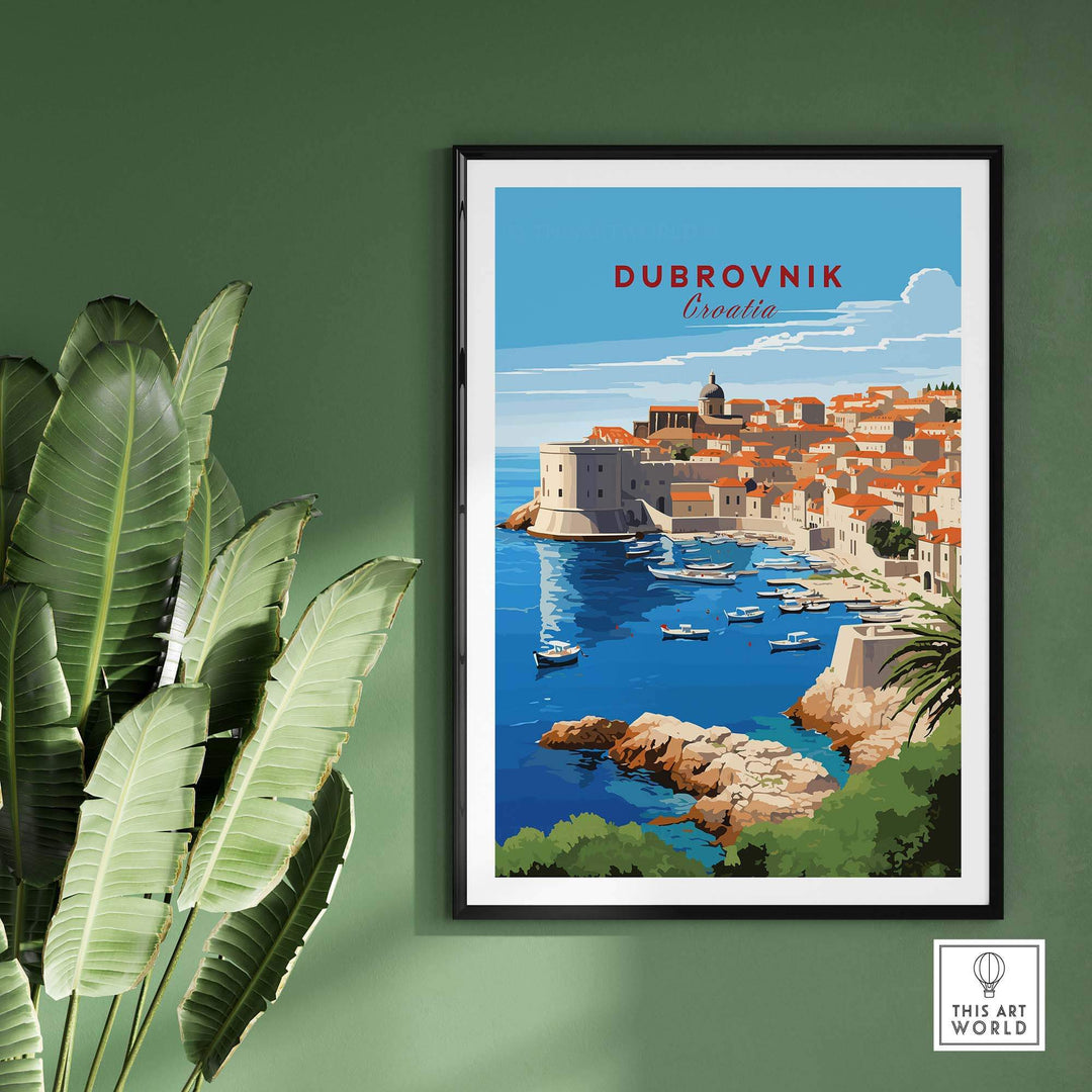 Dubrovnik Croatia Poster view our best collection or travel posters and prints - ThisArtWorld
