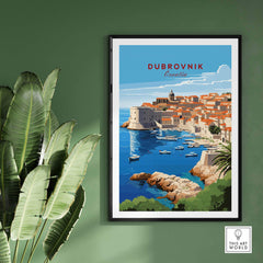 Dubrovnik Croatia Poster view our best collection or travel posters and prints - ThisArtWorld