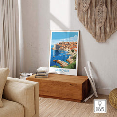 Dubrovnik Croatia Print view our best collection or travel posters and prints - ThisArtWorld