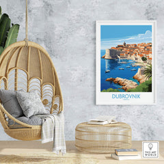 Dubrovnik Croatia Print view our best collection or travel posters and prints - ThisArtWorld