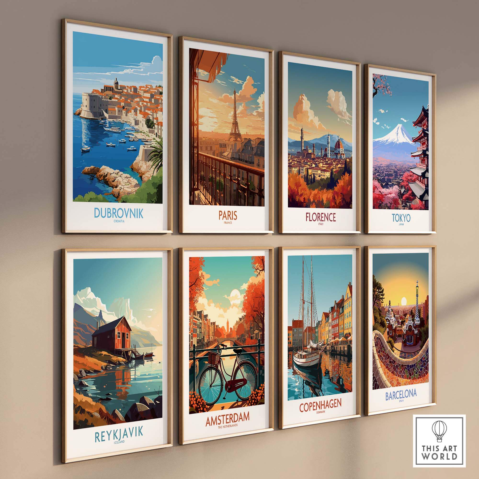 Dubrovnik Croatia Print view our best collection or travel posters and prints - ThisArtWorld