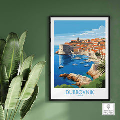Dubrovnik Croatia Print view our best collection or travel posters and prints - ThisArtWorld