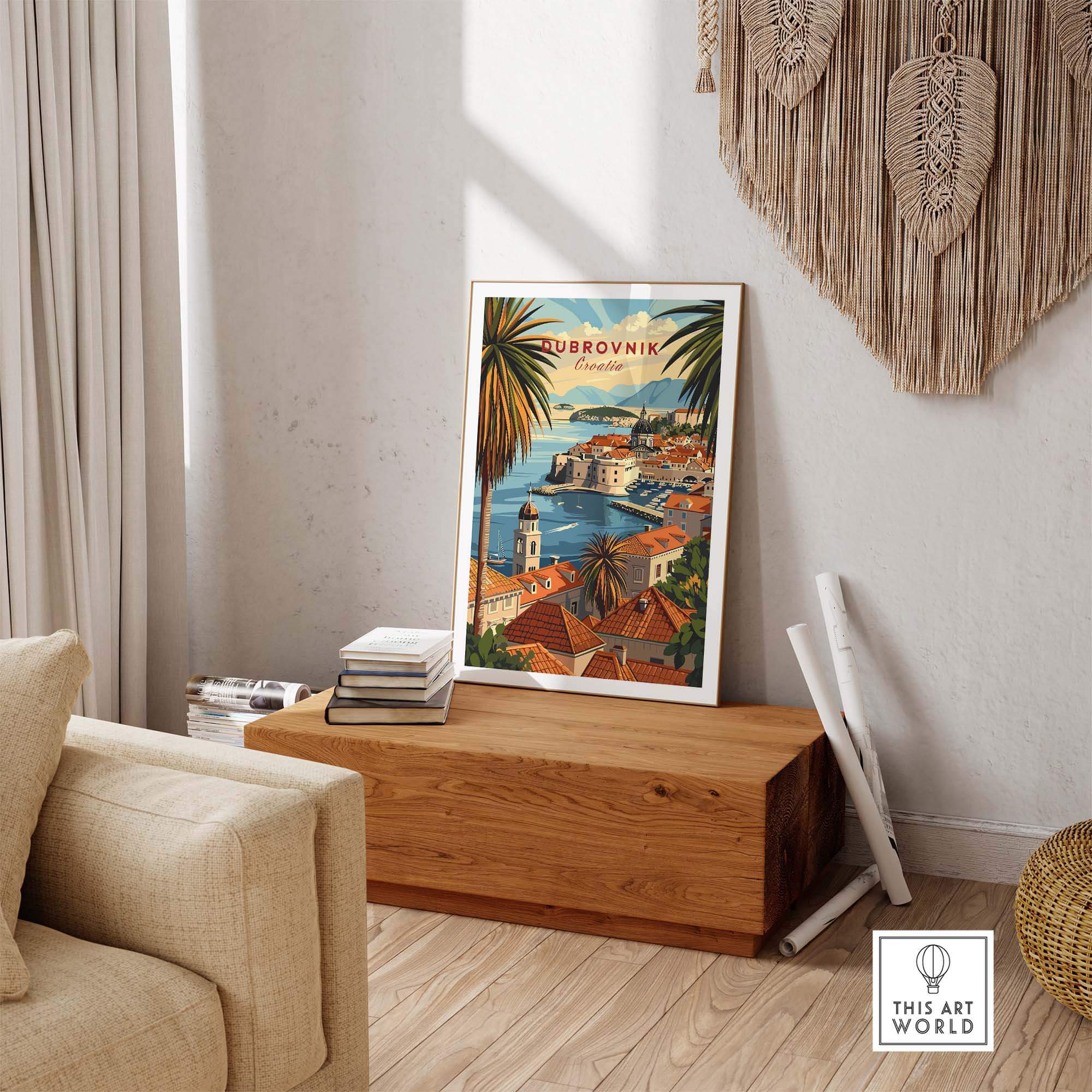 Dubrovnik Poster view our best collection or travel posters and prints - ThisArtWorld