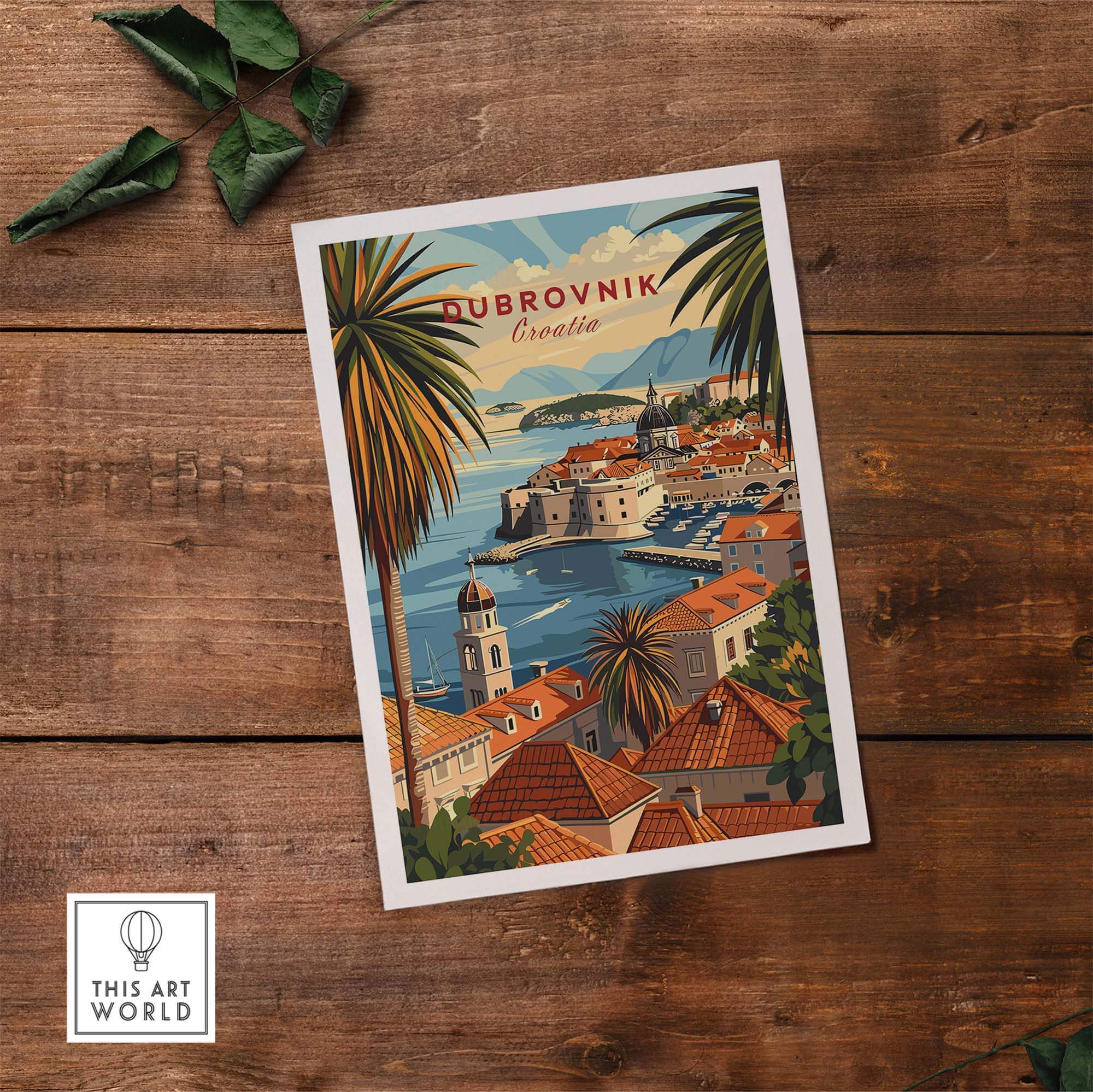 Dubrovnik Poster view our best collection or travel posters and prints - ThisArtWorld