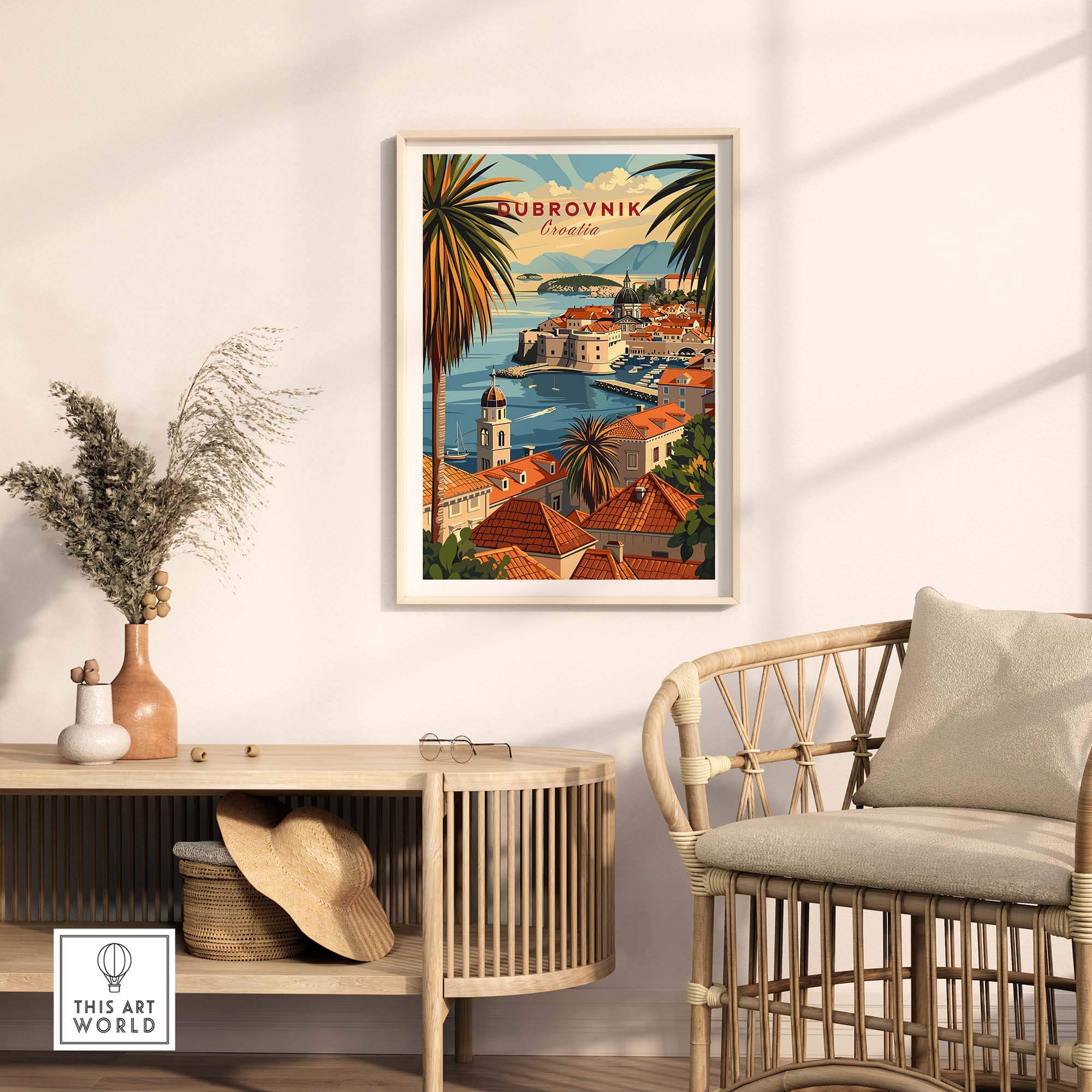 Dubrovnik Poster view our best collection or travel posters and prints - ThisArtWorld