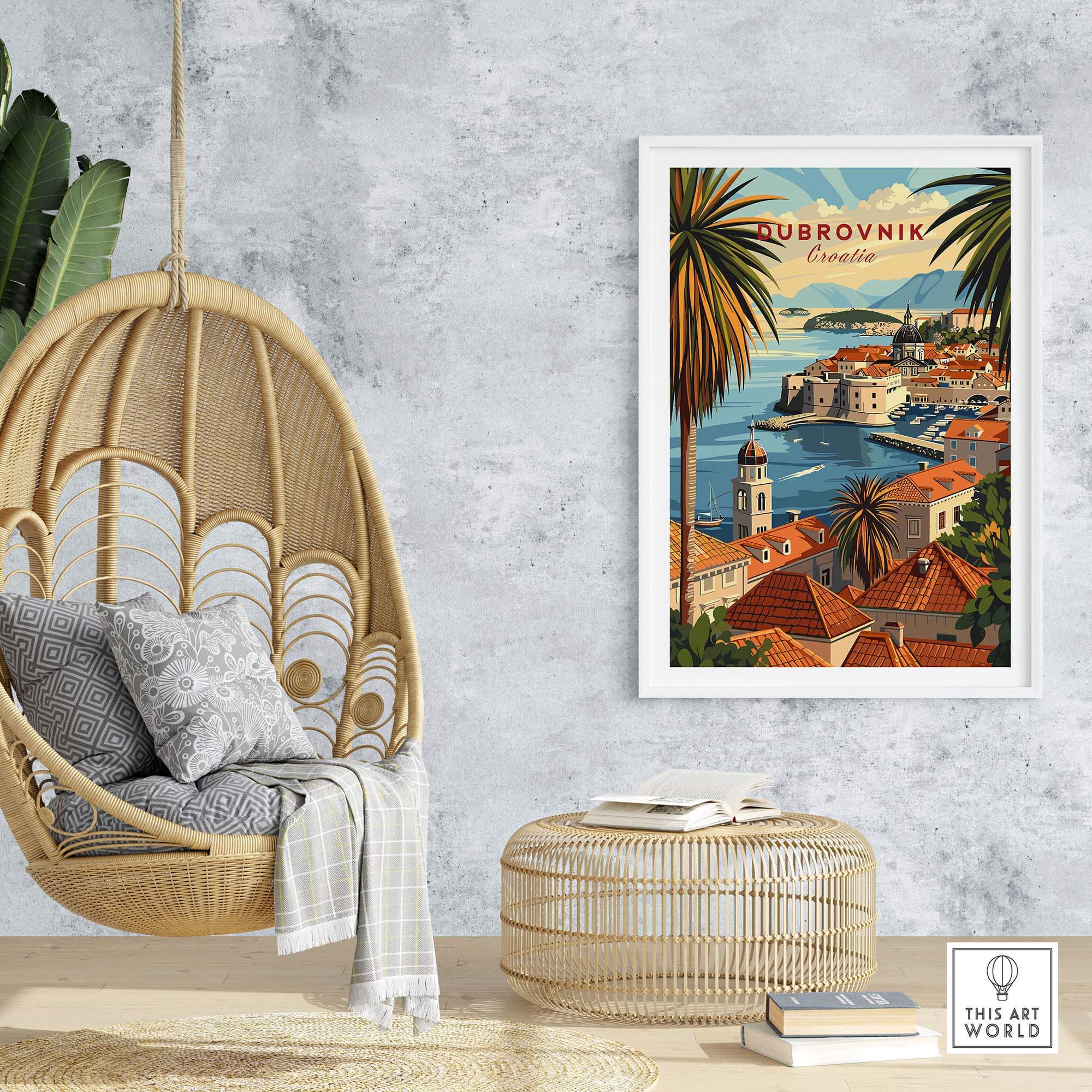 Dubrovnik Poster view our best collection or travel posters and prints - ThisArtWorld