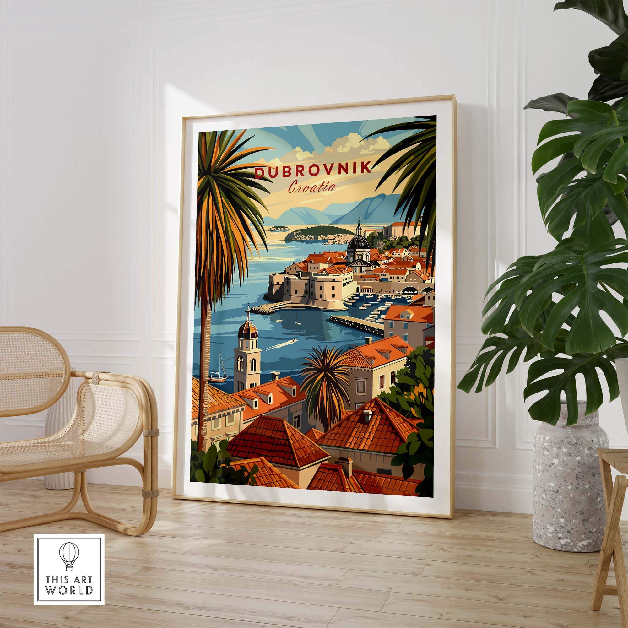 Dubrovnik Poster view our best collection or travel posters and prints - ThisArtWorld