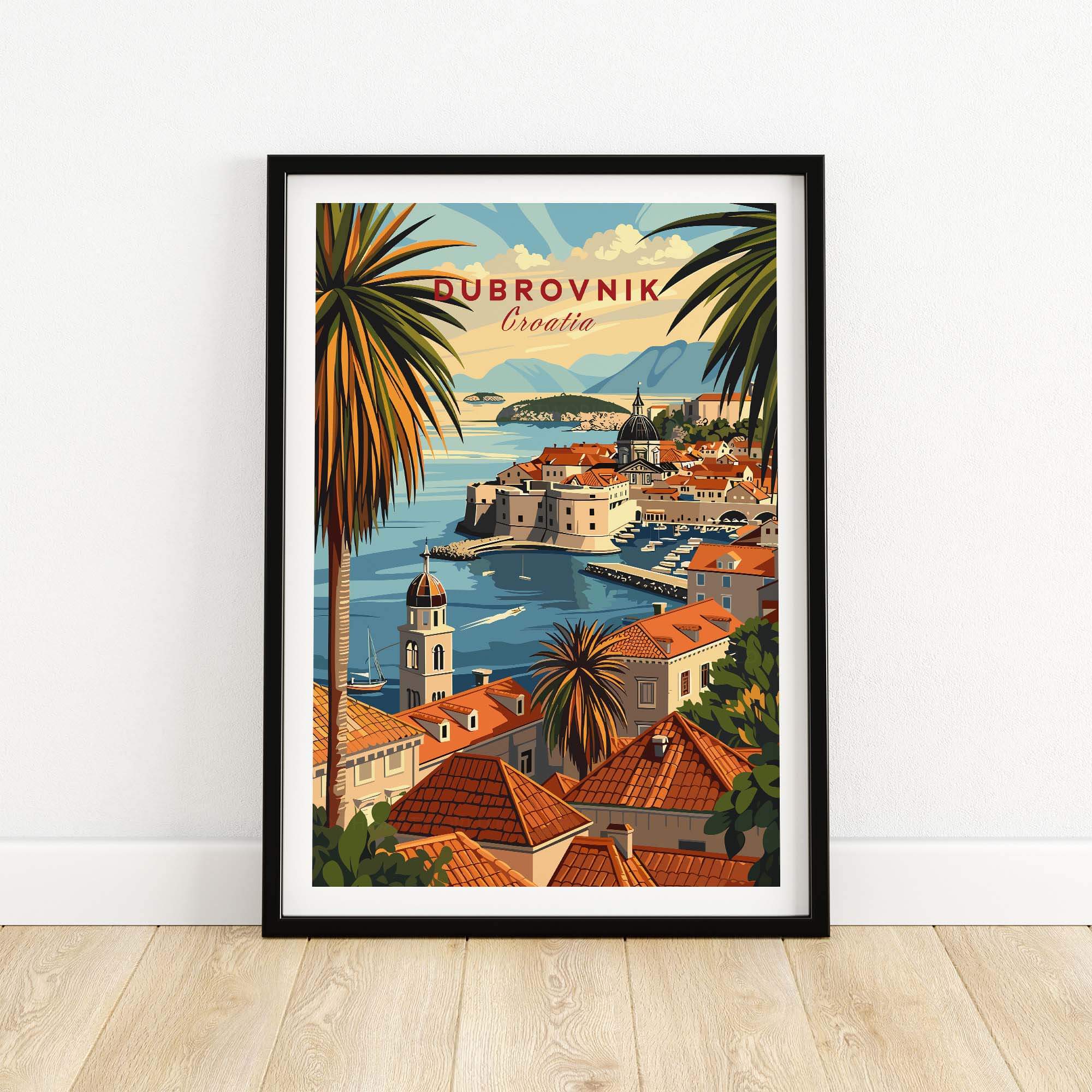 Dubrovnik Poster view our best collection or travel posters and prints - ThisArtWorld