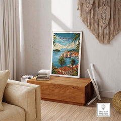 Dubrovnik Travel Poster view our best collection or travel posters and prints - ThisArtWorld