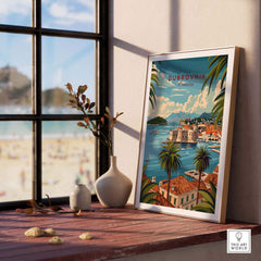 Dubrovnik Travel Poster view our best collection or travel posters and prints - ThisArtWorld