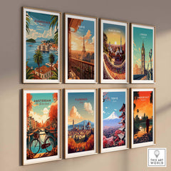 Dubrovnik Travel Poster view our best collection or travel posters and prints - ThisArtWorld
