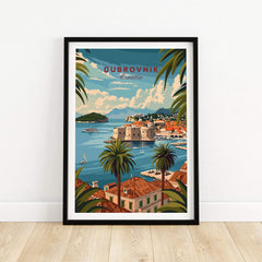 Dubrovnik Travel Poster view our best collection or travel posters and prints - ThisArtWorld