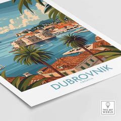 Dubrovnik Travel Print view our best collection or travel posters and prints - ThisArtWorld