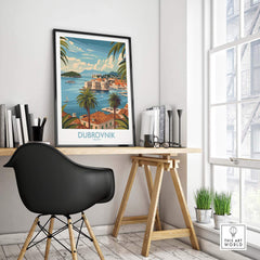 Dubrovnik Travel Print view our best collection or travel posters and prints - ThisArtWorld