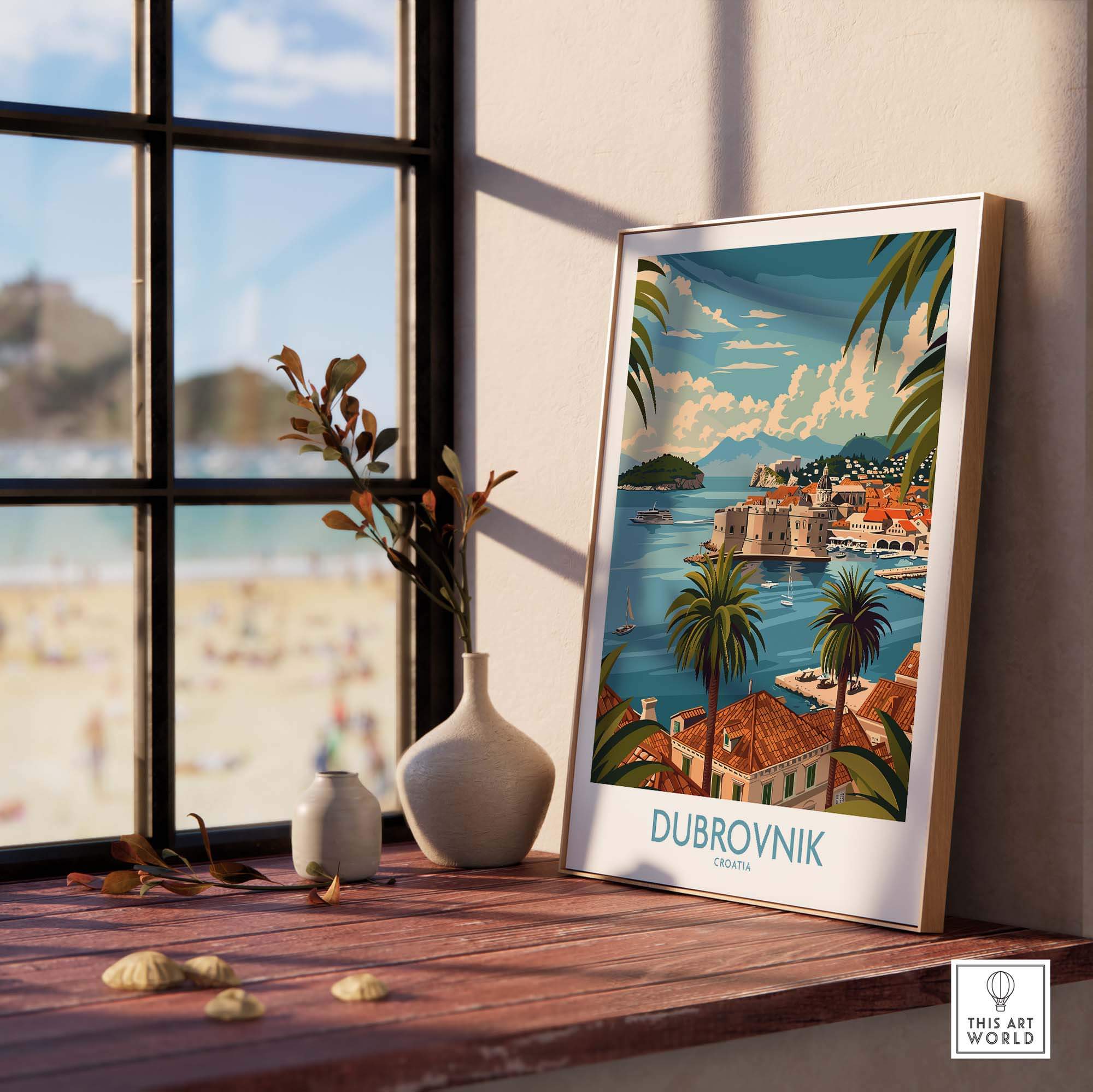 Dubrovnik Travel Print view our best collection or travel posters and prints - ThisArtWorld