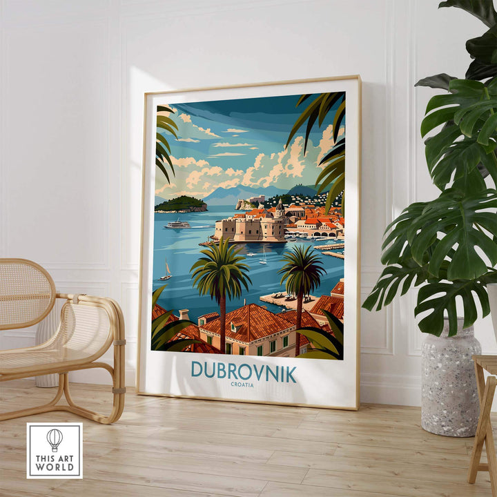 Dubrovnik Travel Print view our best collection or travel posters and prints - ThisArtWorld