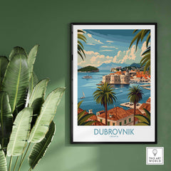 Dubrovnik Travel Print view our best collection or travel posters and prints - ThisArtWorld