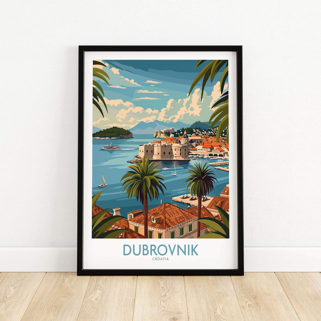Dubrovnik Travel Print view our best collection or travel posters and prints - ThisArtWorld