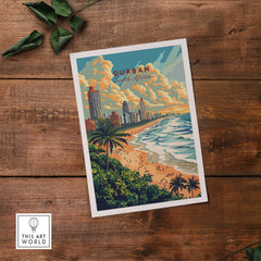 Durban South Africa Poster-This Art World
