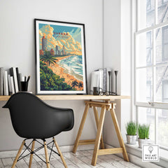 Durban South Africa Poster-This Art World