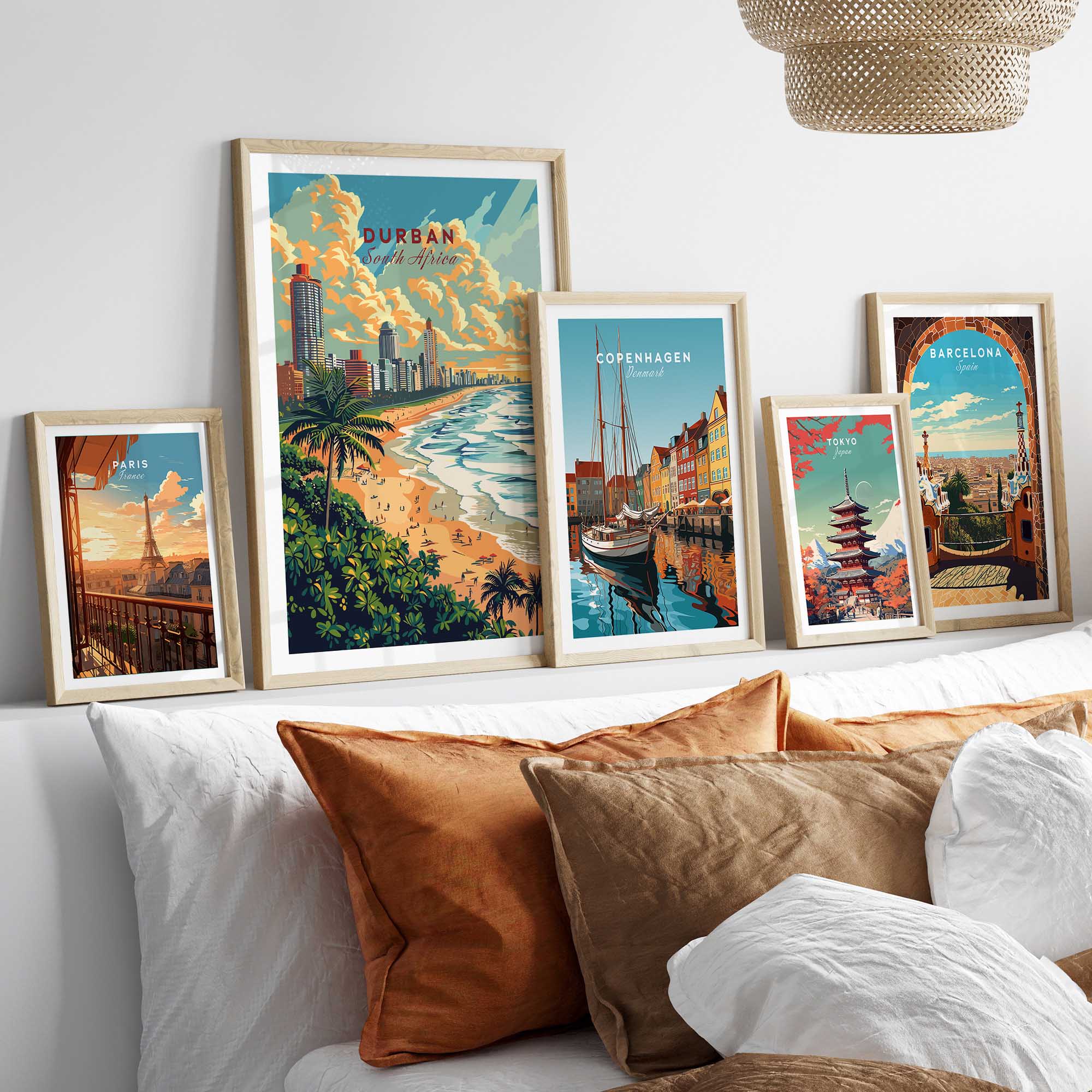 Durban South Africa Poster-This Art World
