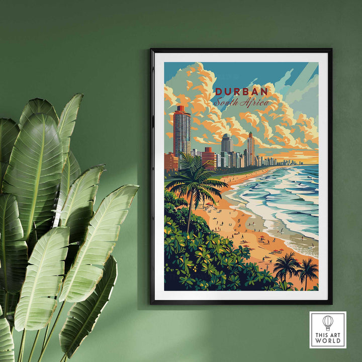 Durban South Africa Poster-This Art World