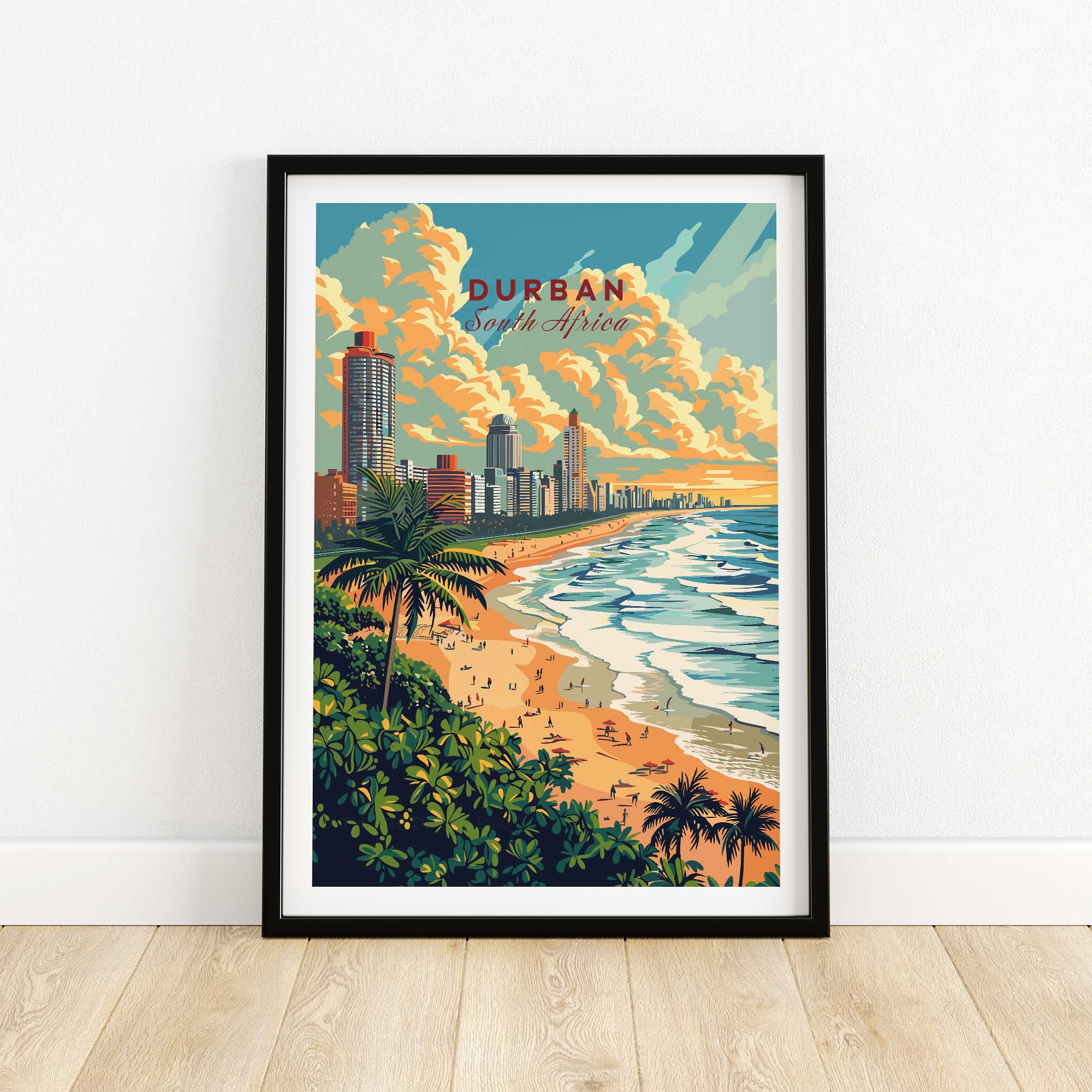 Durban South Africa Poster-This Art World