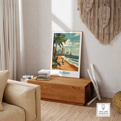 Durban Travel Poster-This Art World